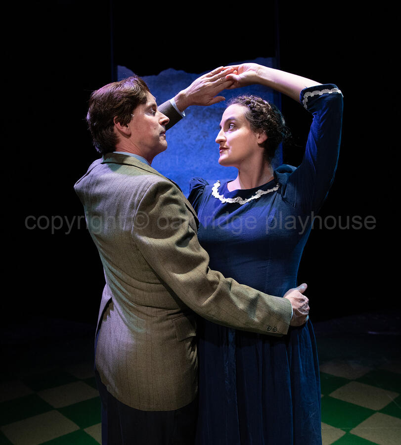 Oliver Hoig as Captain Von Trapp and Casey Maxwell as Maria