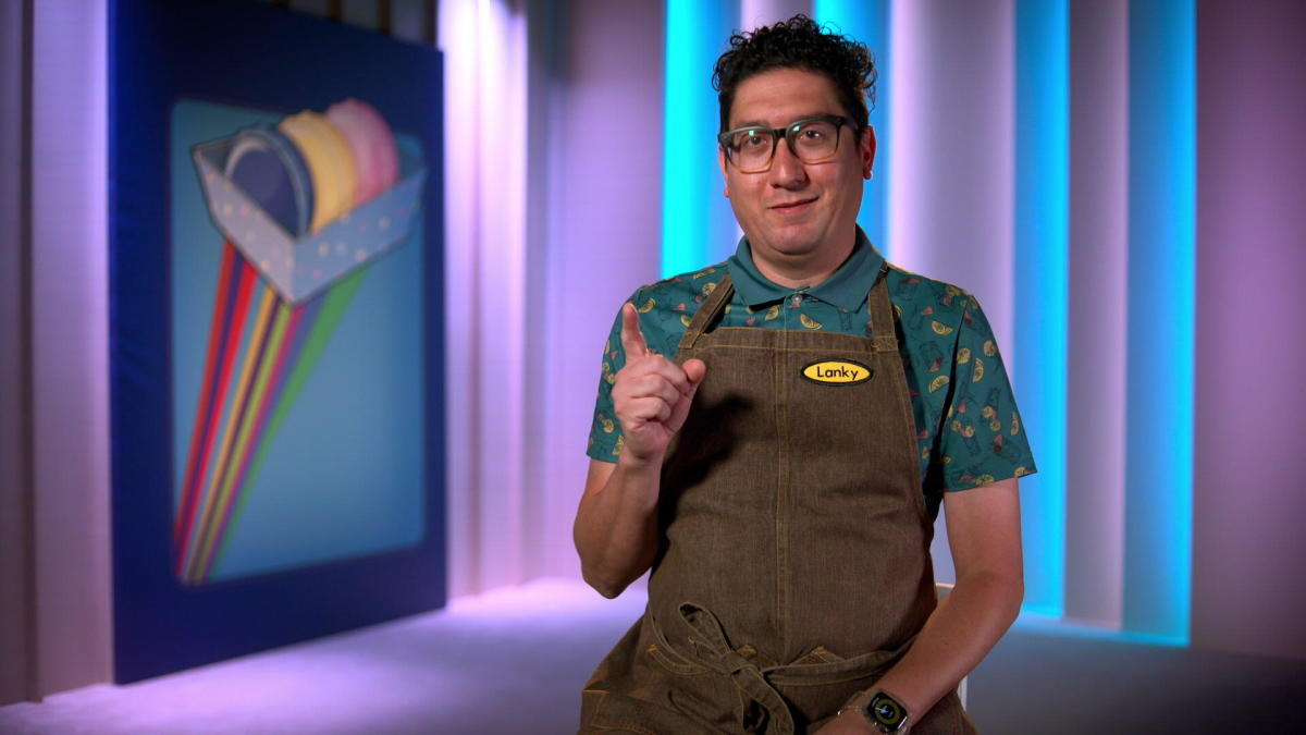 Anthony &quot;Lanky&quot; Langston on set of Secret Chef