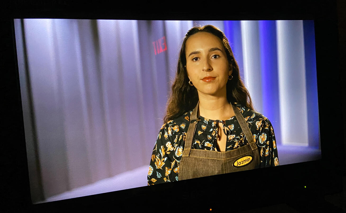 Jazmin Tyler during last looks for interviews