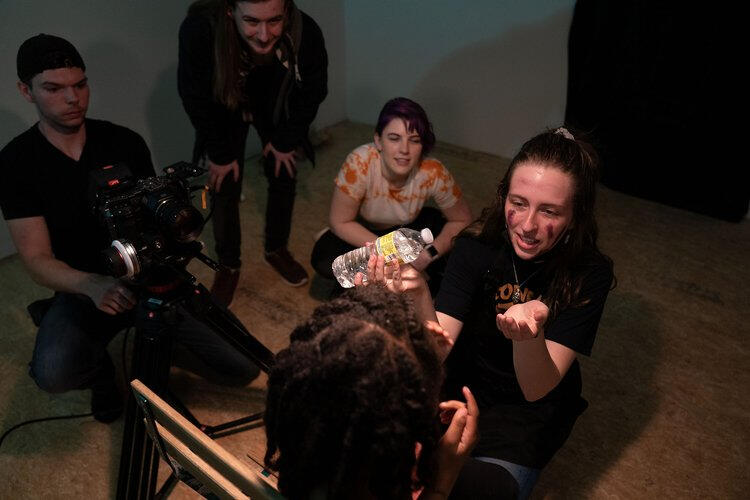 Behind the scenes of Elena short film